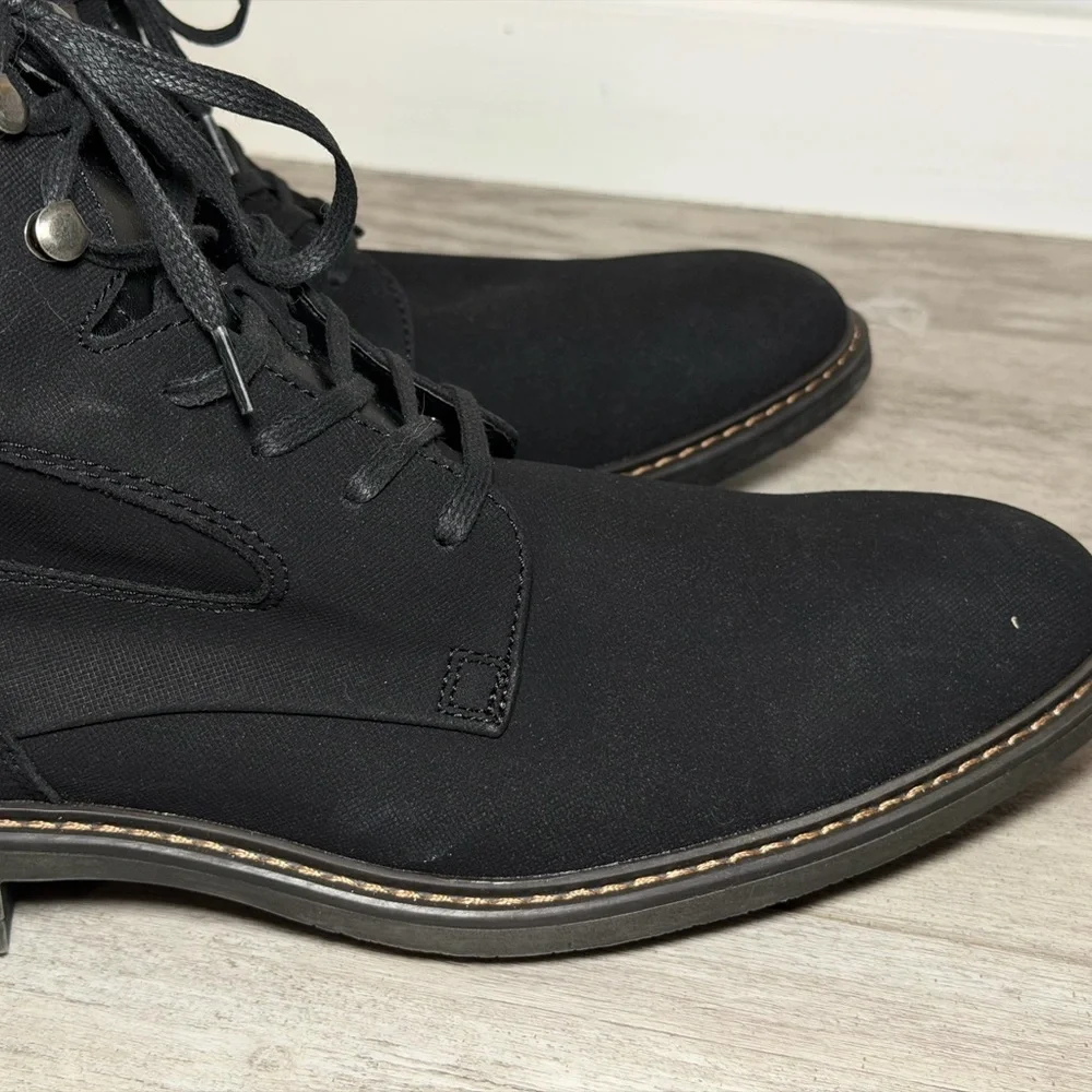 Men's Black Classic Lace-Up Boots